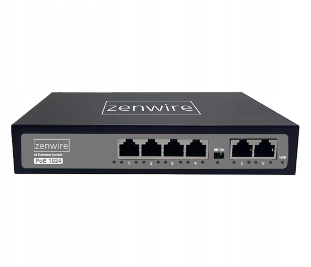 Zenwire POE 1024 (6x10/100 Mbps) - 1604615 - zdjęcie